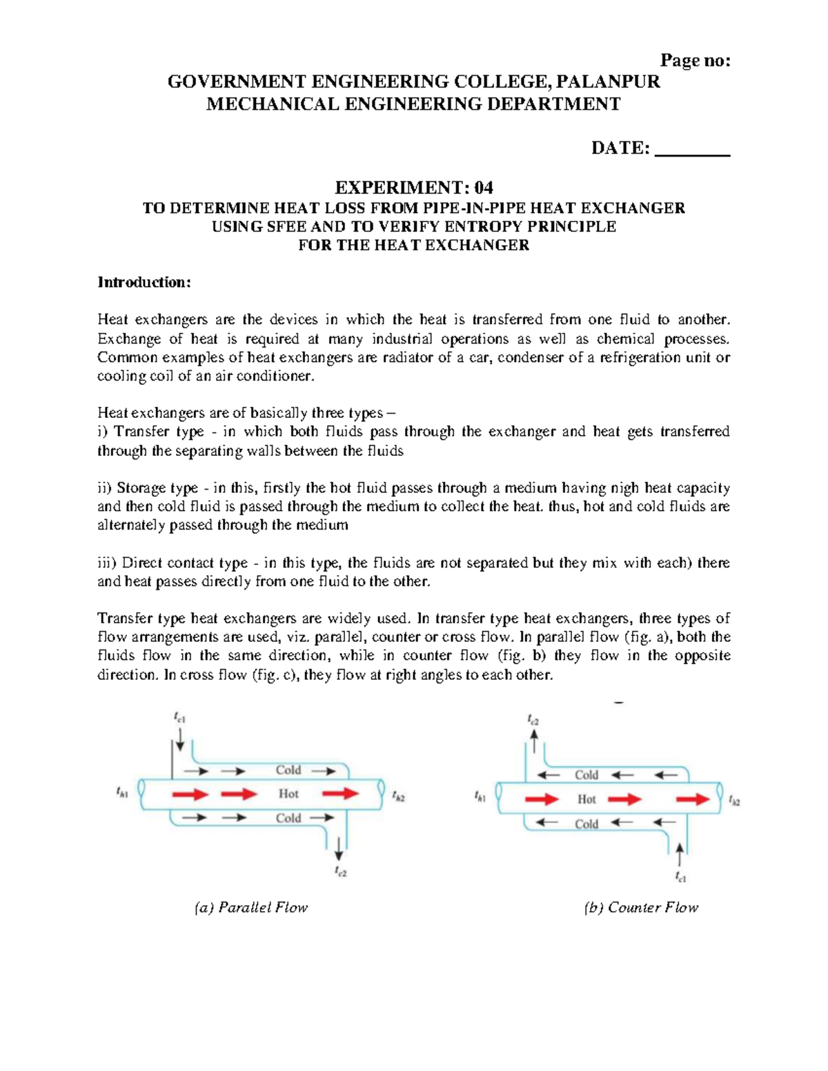 Practical 4 HE SFEE - Must - Page no: GOVERNMENT ENGINEERING COLLEGE ...