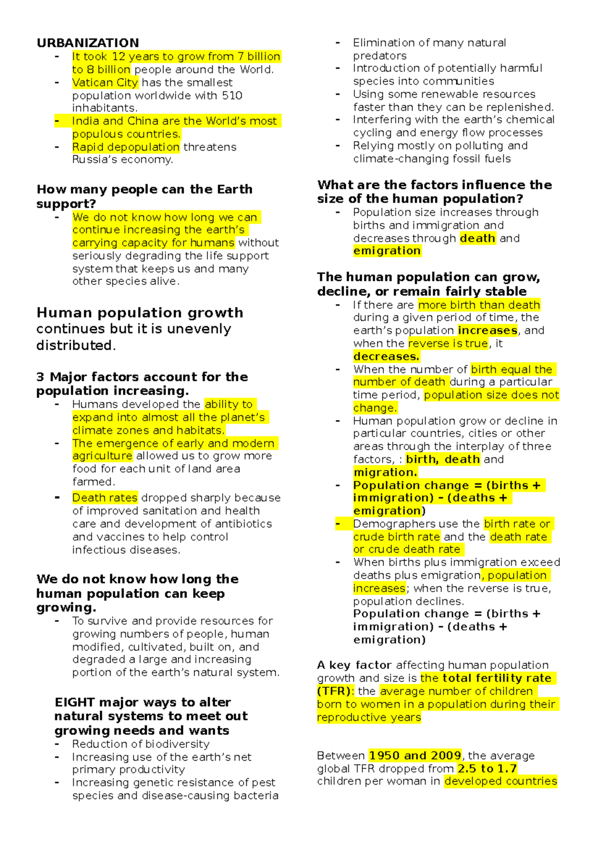 titles for urbanization essay