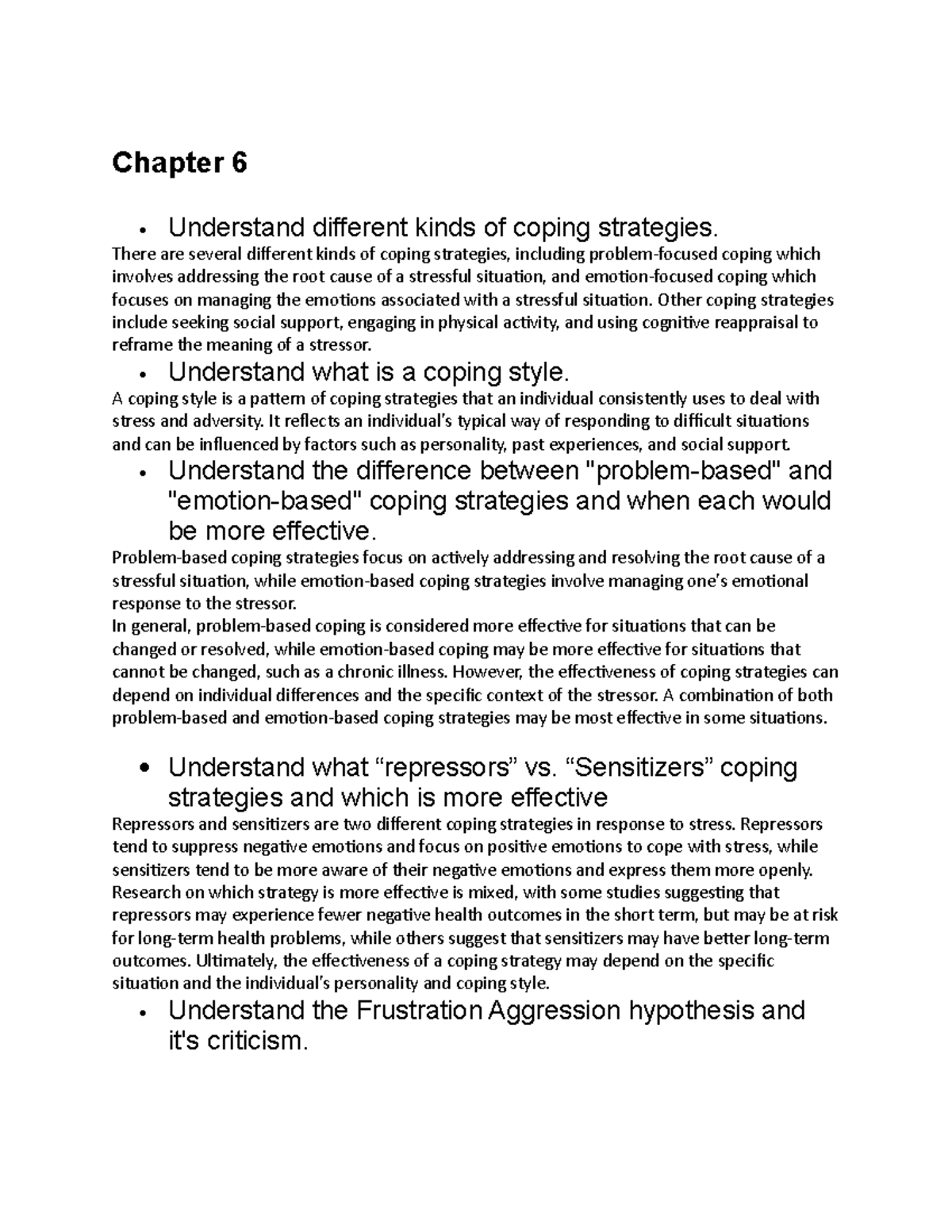 Chapter 6,7.8.9.10 Psychology Test Review - Chapter 6 Understand ...