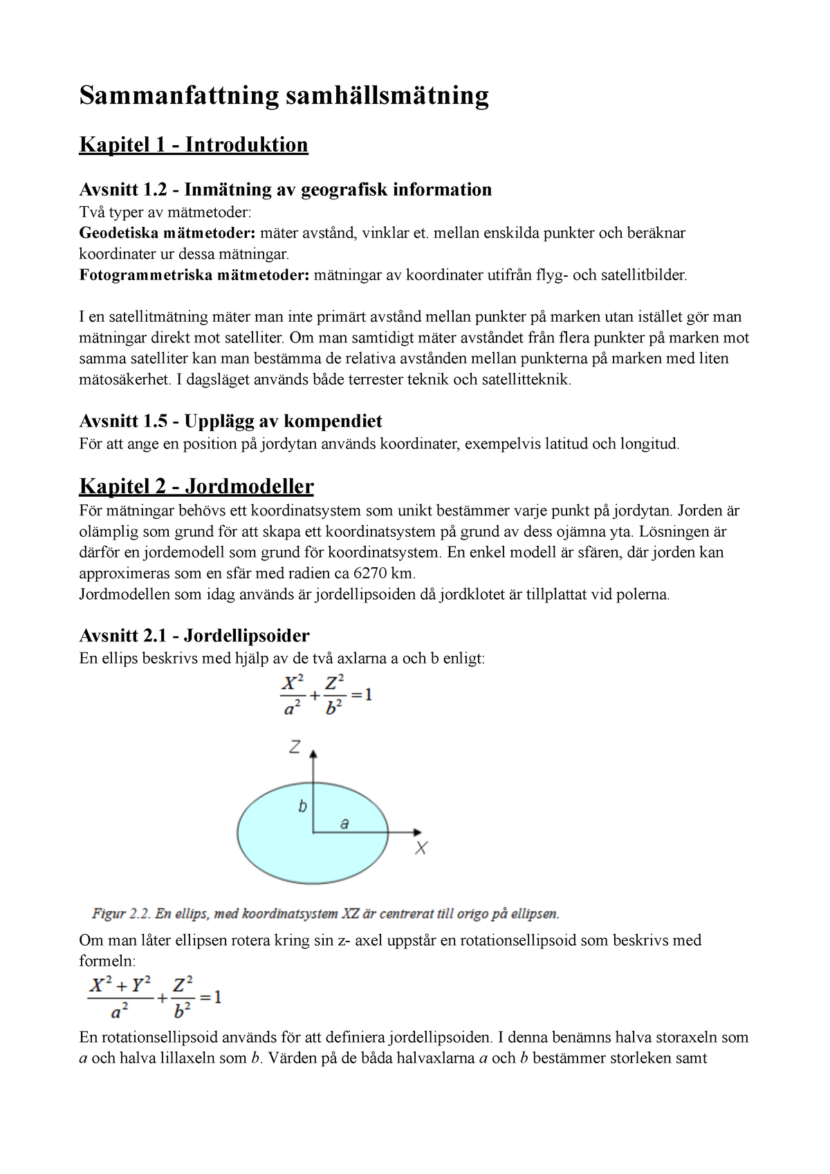 Sammanfattning Samhällsmätning PDF - LAGB01 - Lunds Universitet - Studocu