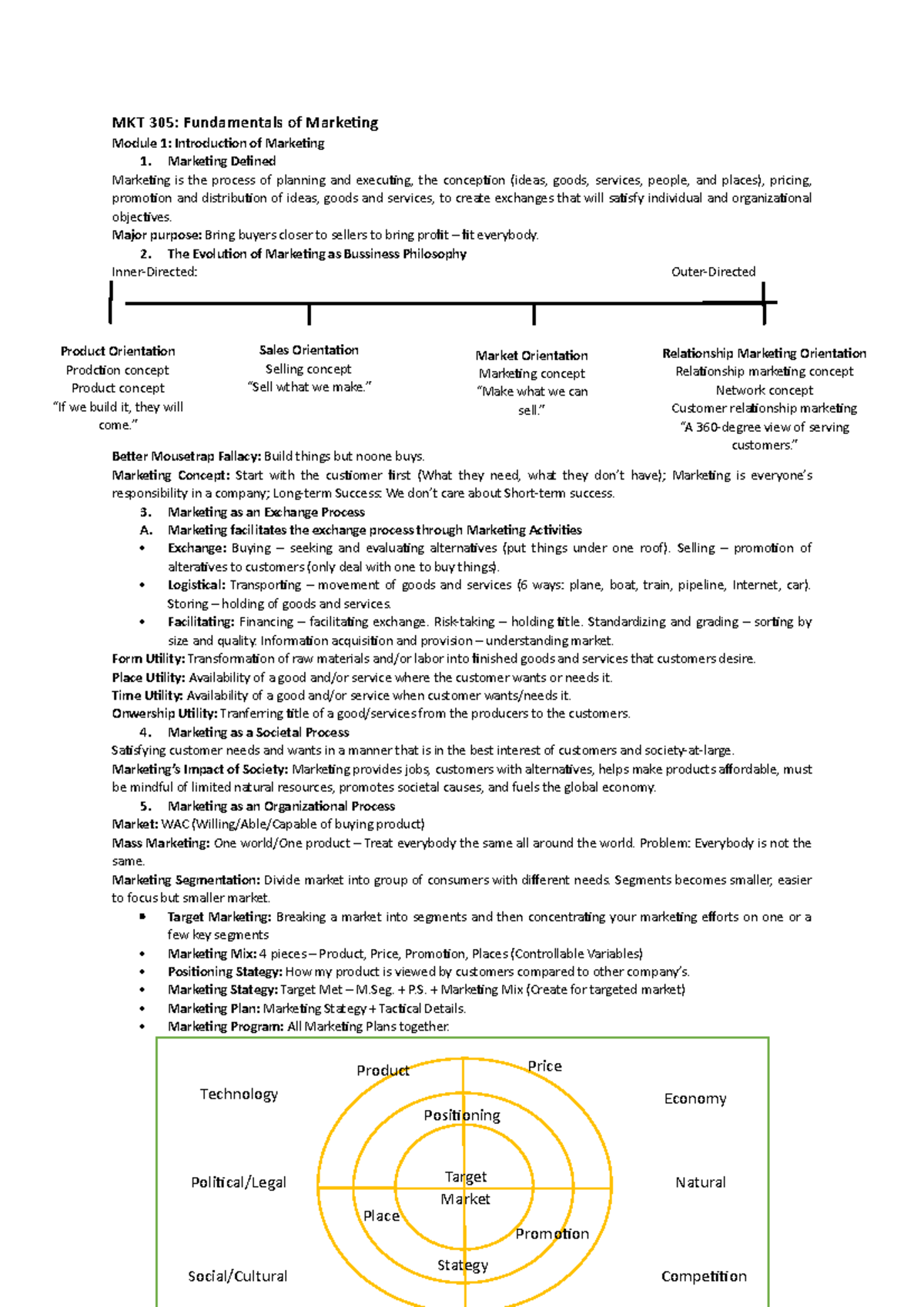 Marketing MKT305 - Lesson - MKT 305: Fundamentals Of Marketing Module 1 ...