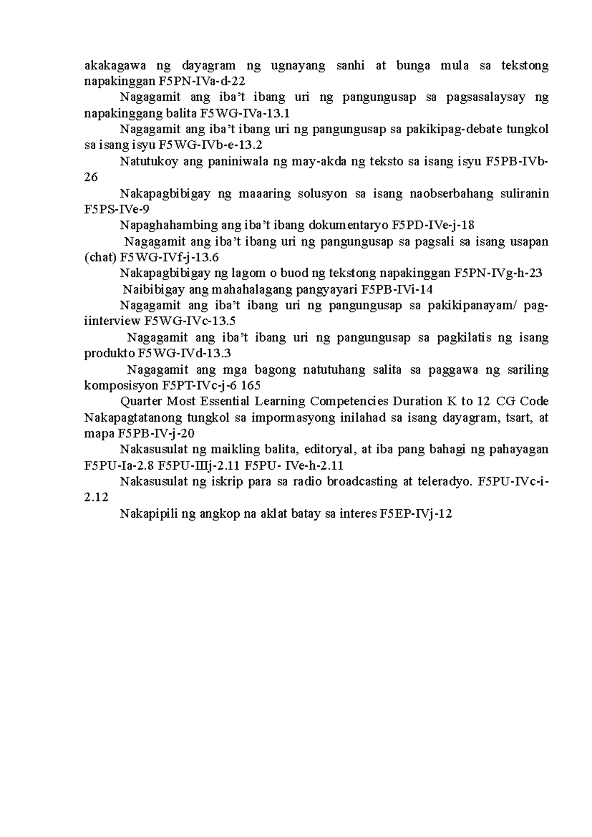 Lesson Akakagawa Ng Dayagram Ng Ugnayang Sanhi At Bunga Mula Sa Tekstong Napakinggan F5pn Iva 6828