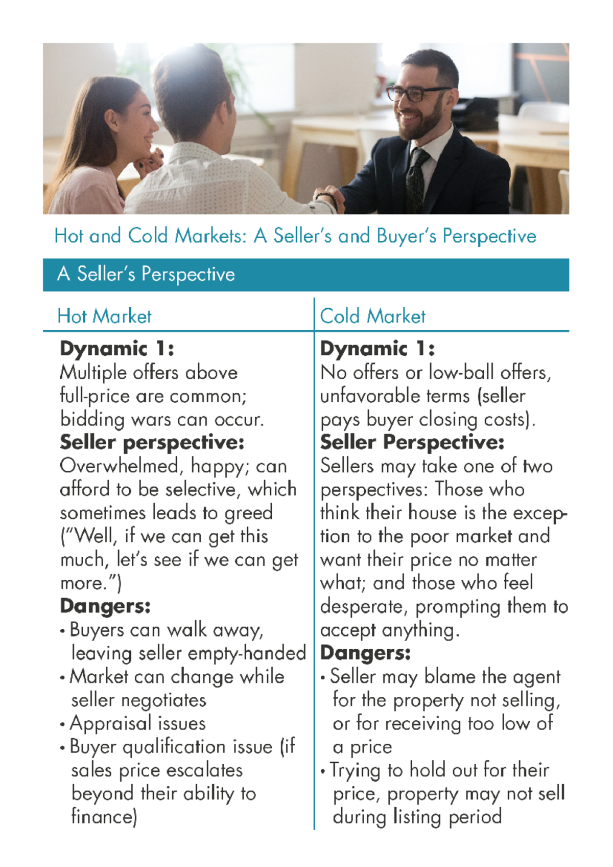 Hot and Cold Markets - A Sellers and Buyers Perspective - Hot and Cold ...