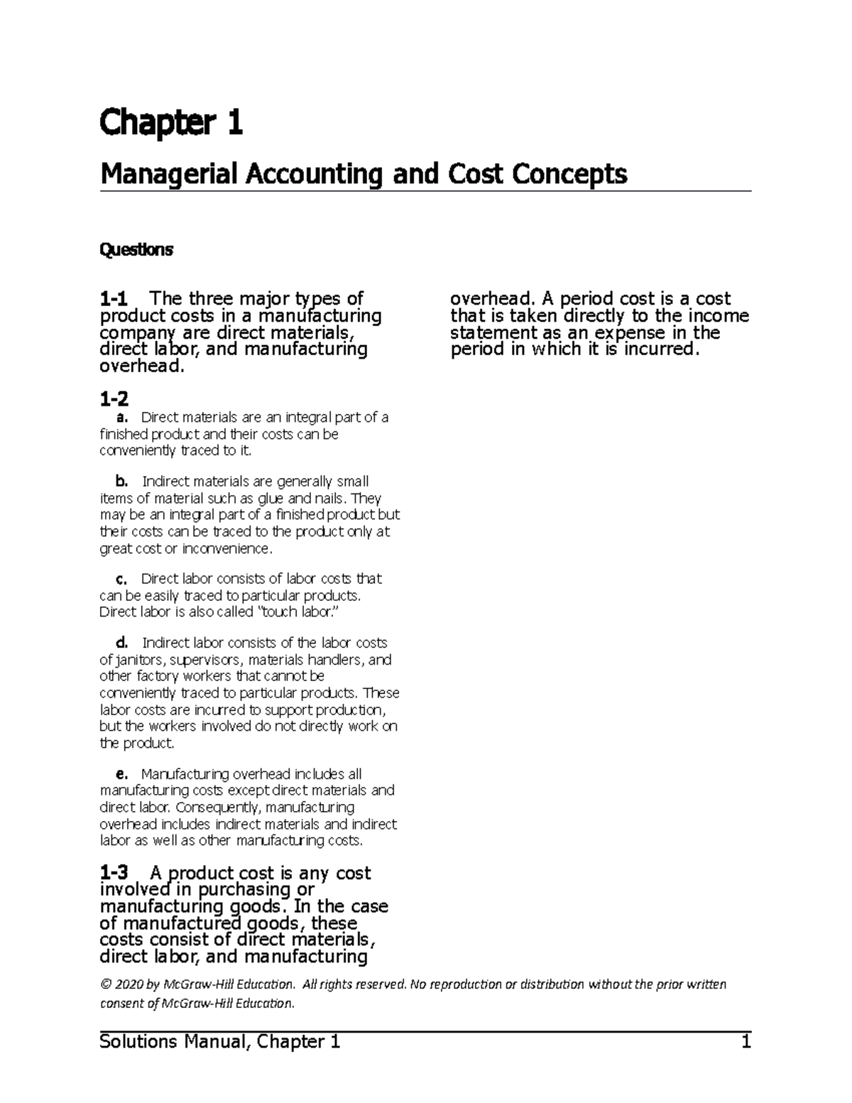 noreen-5e-ch01-sm-textbook-answer-chapter-1-managerial-accounting