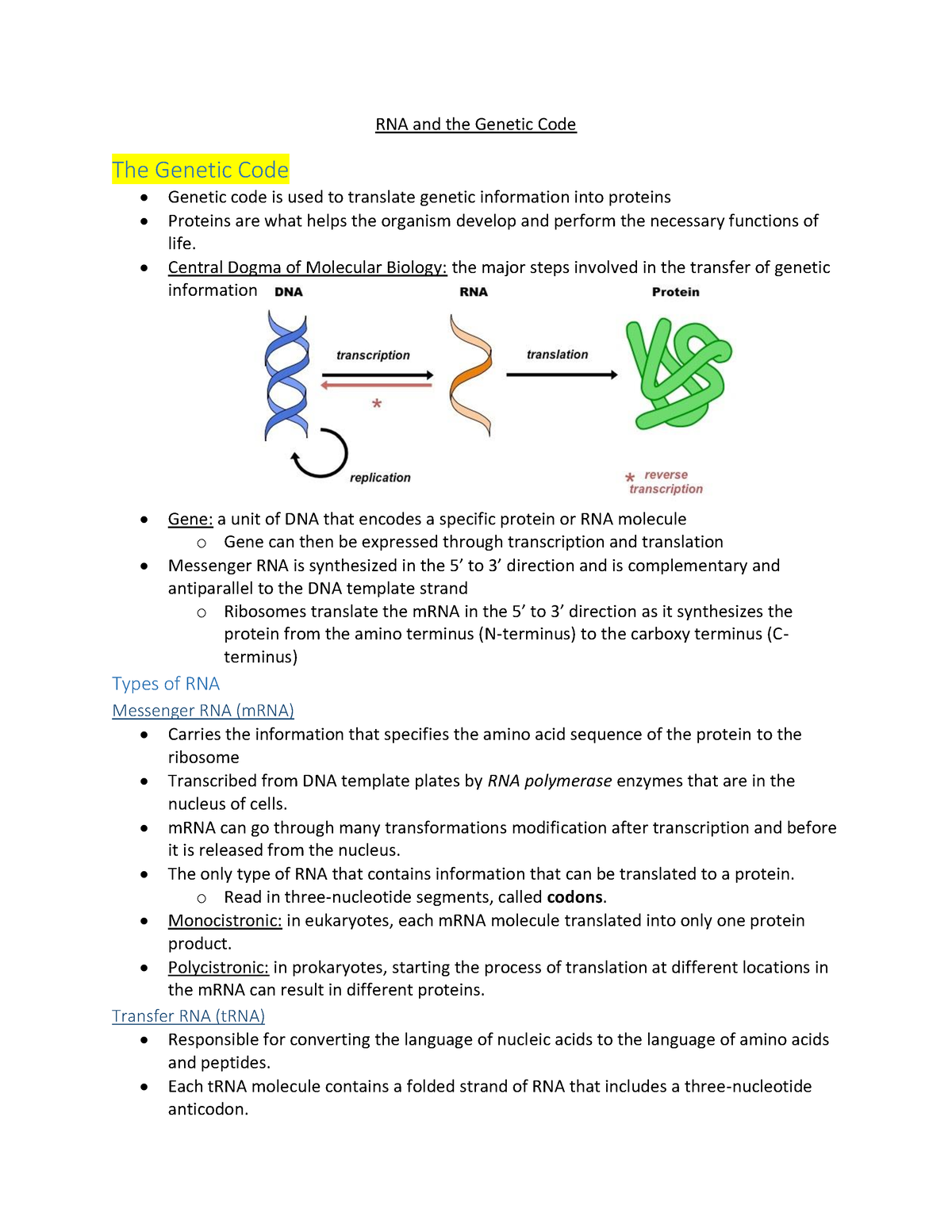 the genetic code research paper