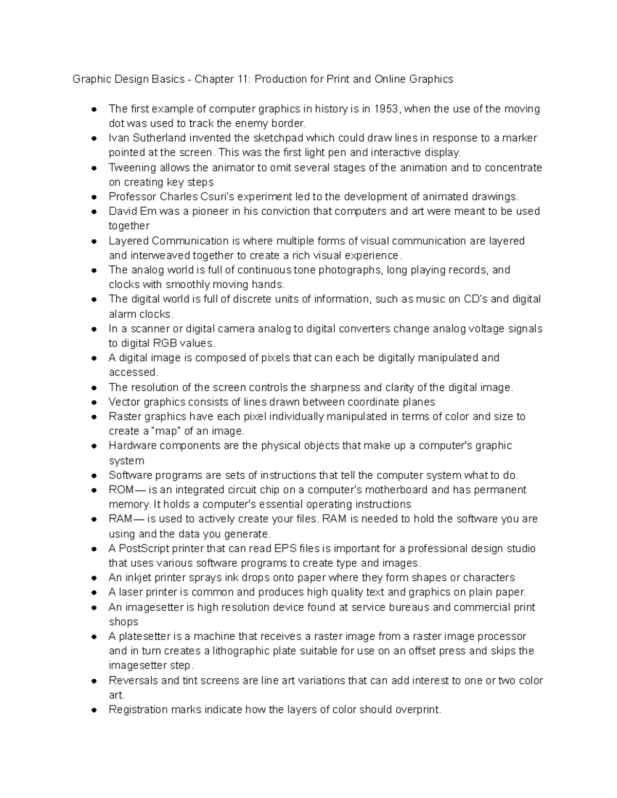 Reading Week 13 notes - design - Graphic Design Basics - Chapter 11 ...