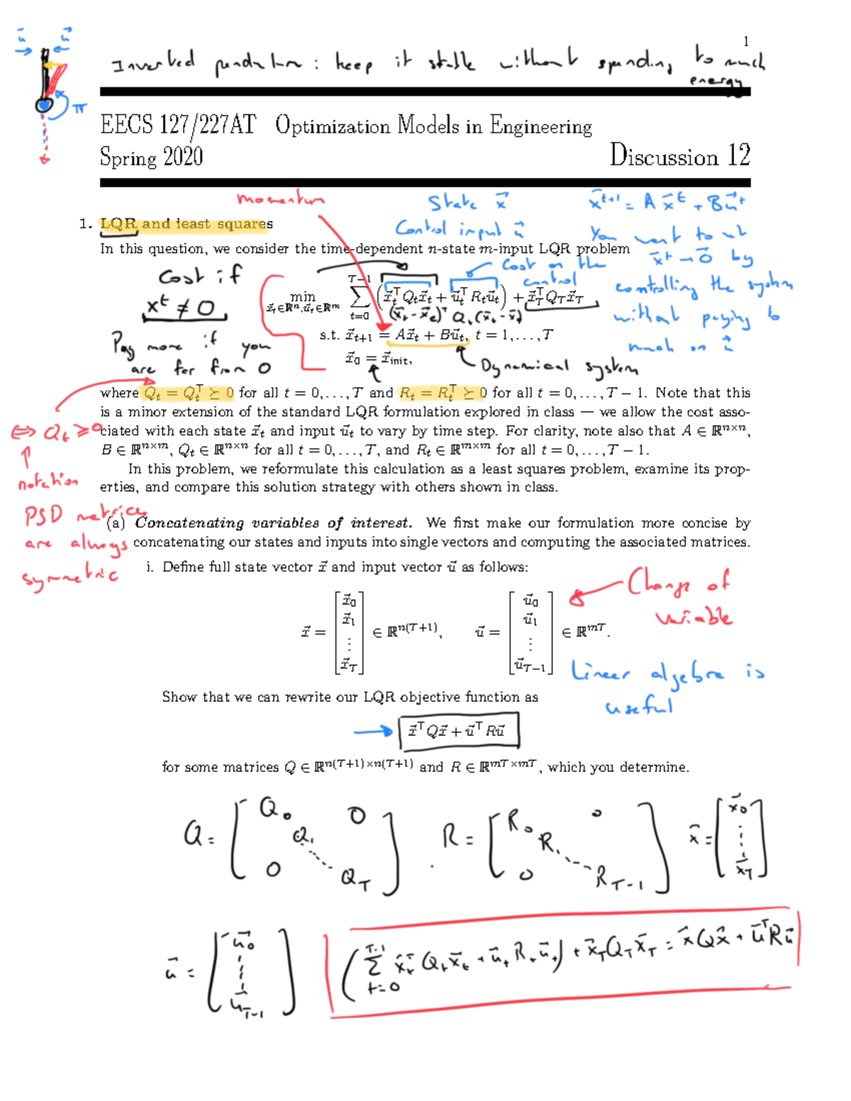 Dis12theo - notes - EECS 127/227AT Optimization Models in Engineering ...