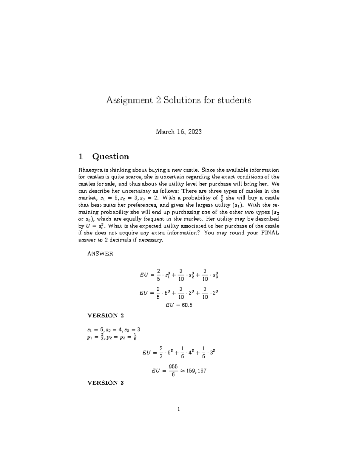 Bi-weekly Assignment 2 Student Answers Version - Assignment 2 Solutions ...