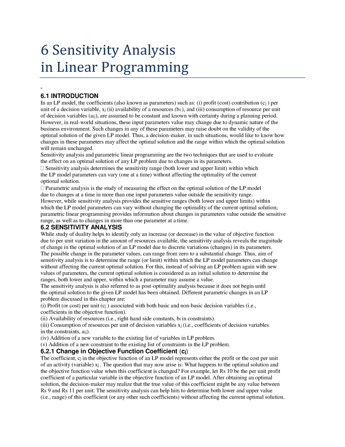 6-sensitivity-analysis-6-sensitivity-analysis-in-linear-programming