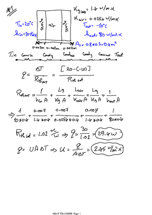 Sheet 1 magnetic circuits - Heat TRANSFER - CamScanner - Studocu