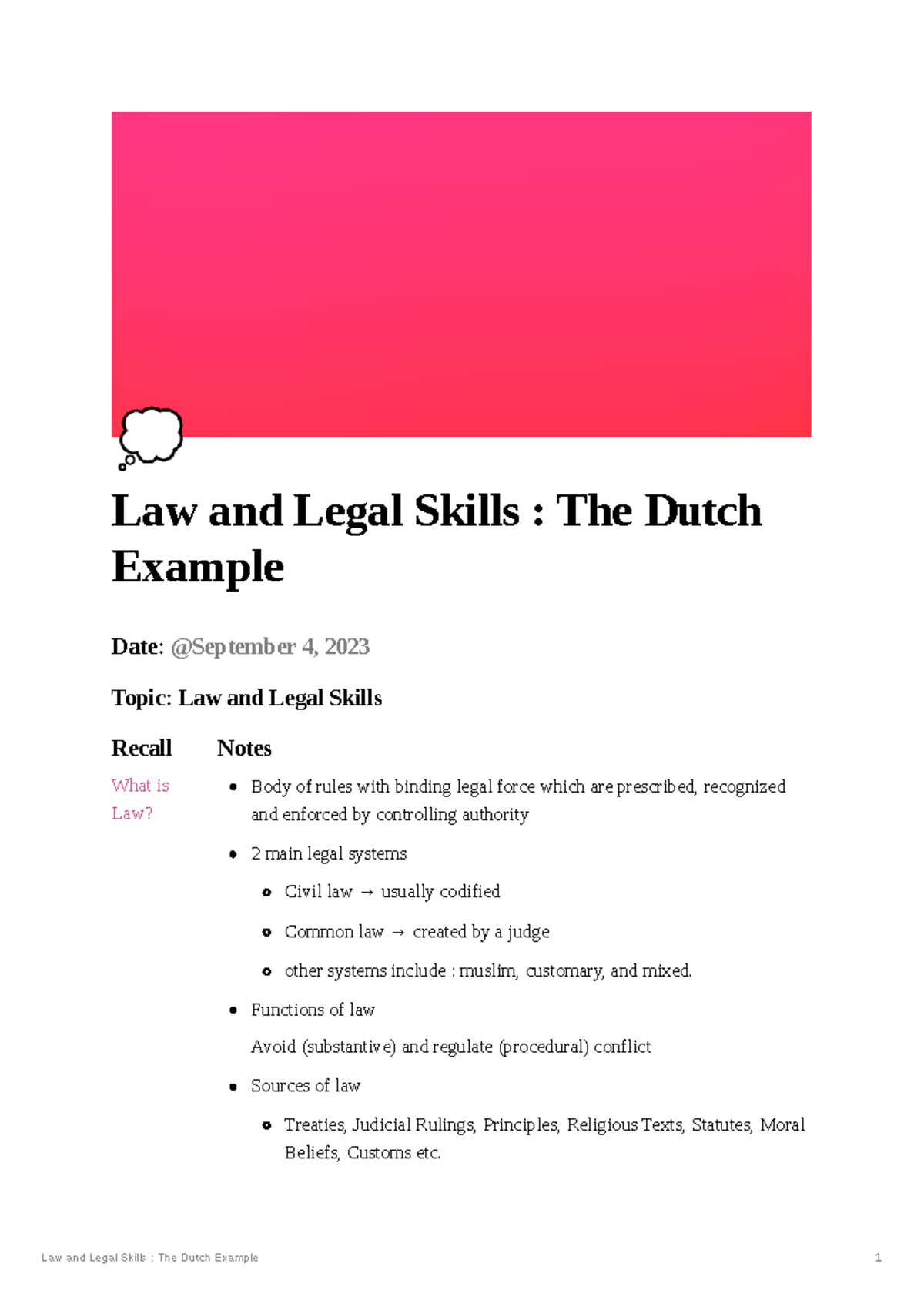 Law and Legal Skills The Dutch Example cbdd951009634 ...