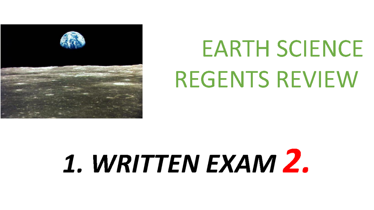 1Lab test review Earth science regents practice(use reference table