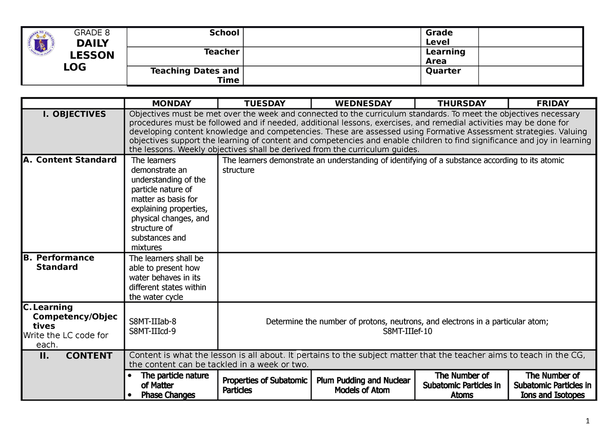 dll-science-8-3rd-quarter-grade-8-daily-lesson-log-school-grade-level