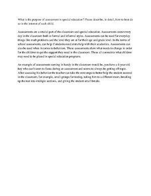 Case Study Alex 5339 - Student: Alex Disability: Autism Student ...