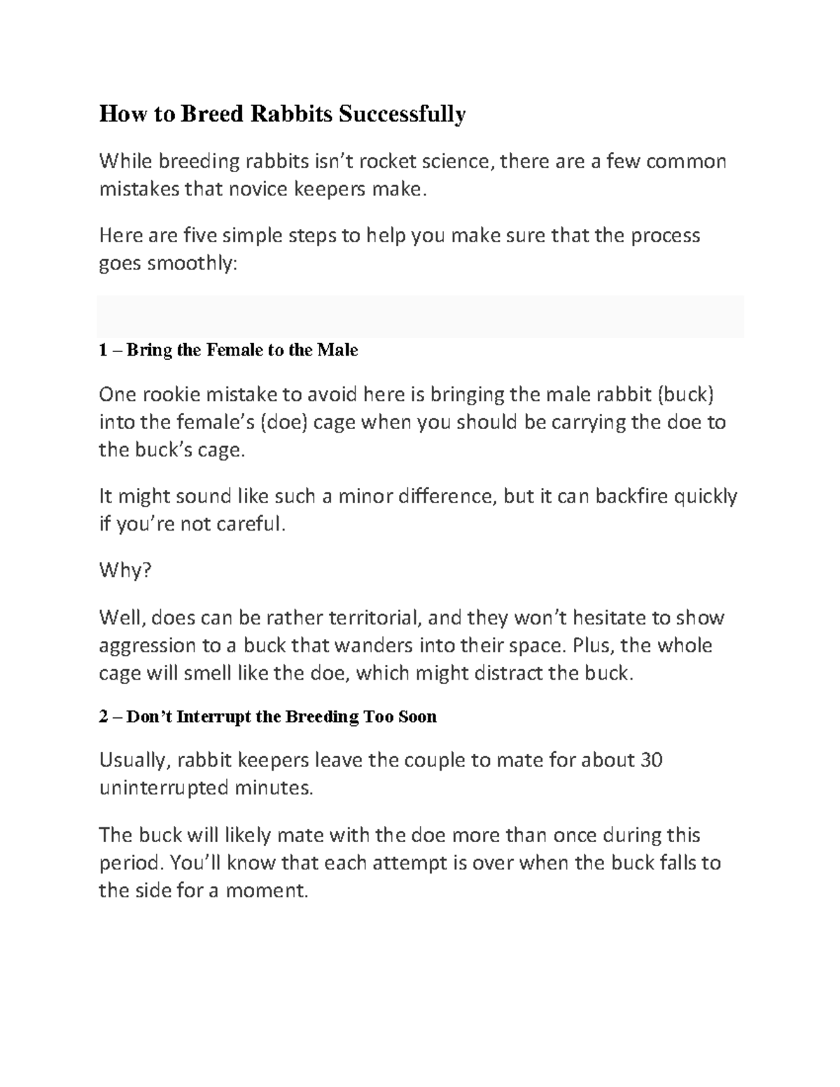Rabbits breeding how to breed rabbits successfully while breeding 