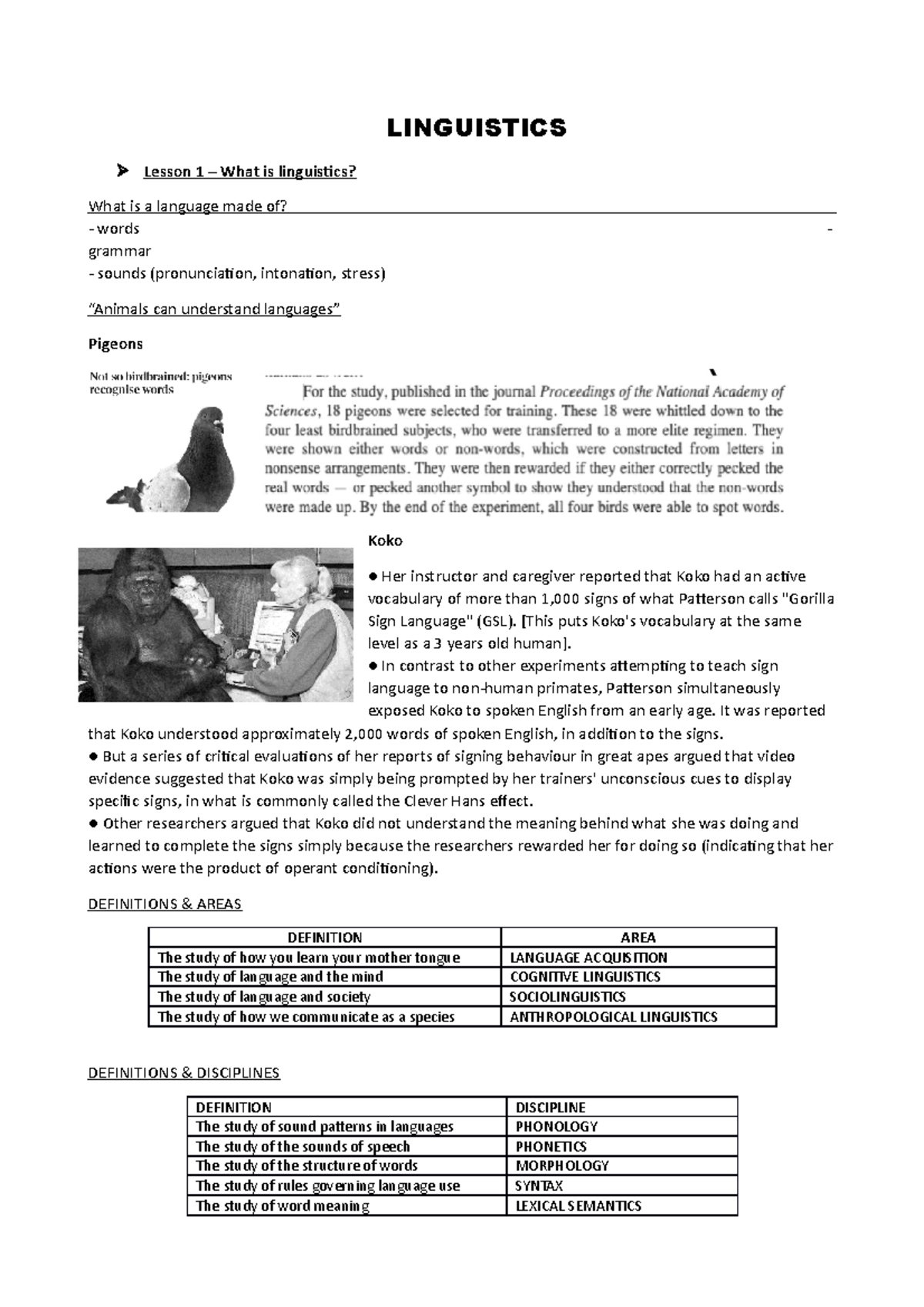 linguistics-riassunto-inglese-linguistics-lesson-1-what-is