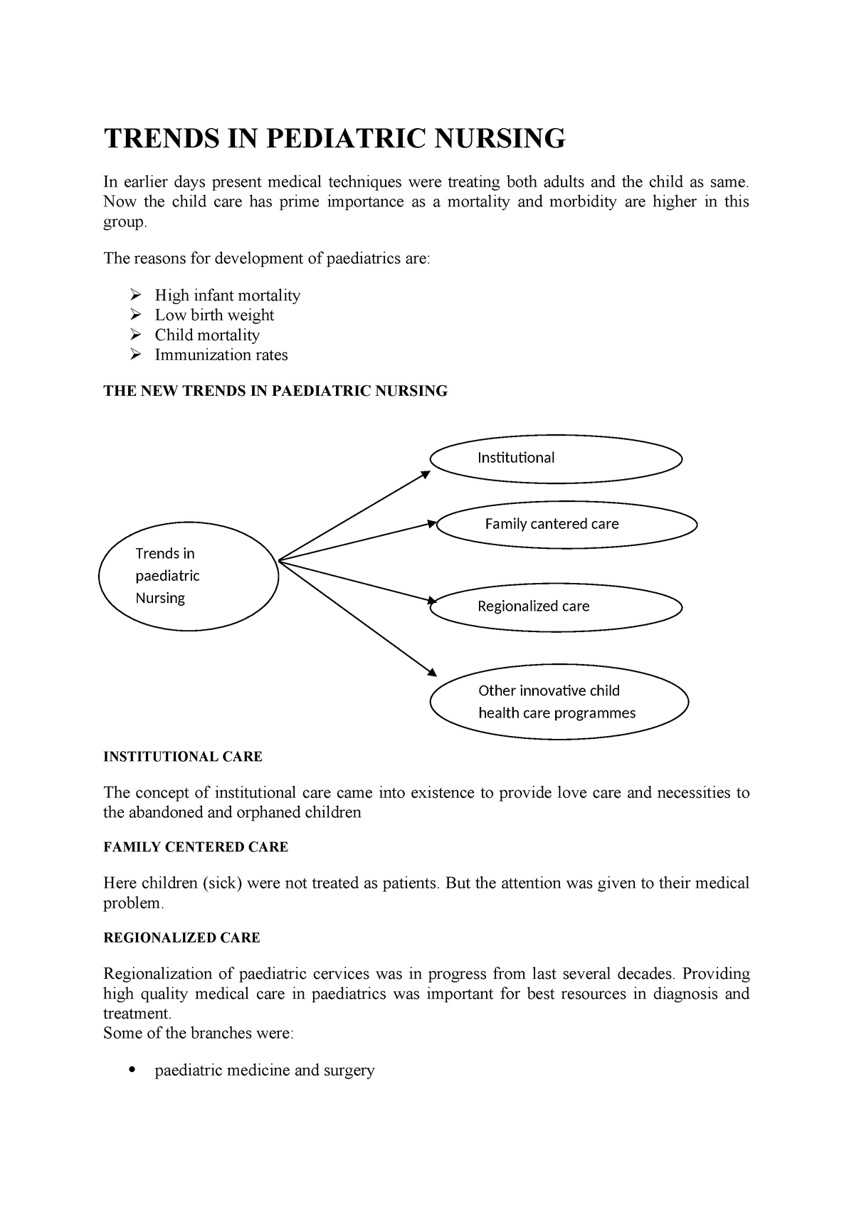 Trends IN Pediatric Nursing TRENDS IN PEDIATRIC NURSING In Earlier   Thumb 1200 1697 