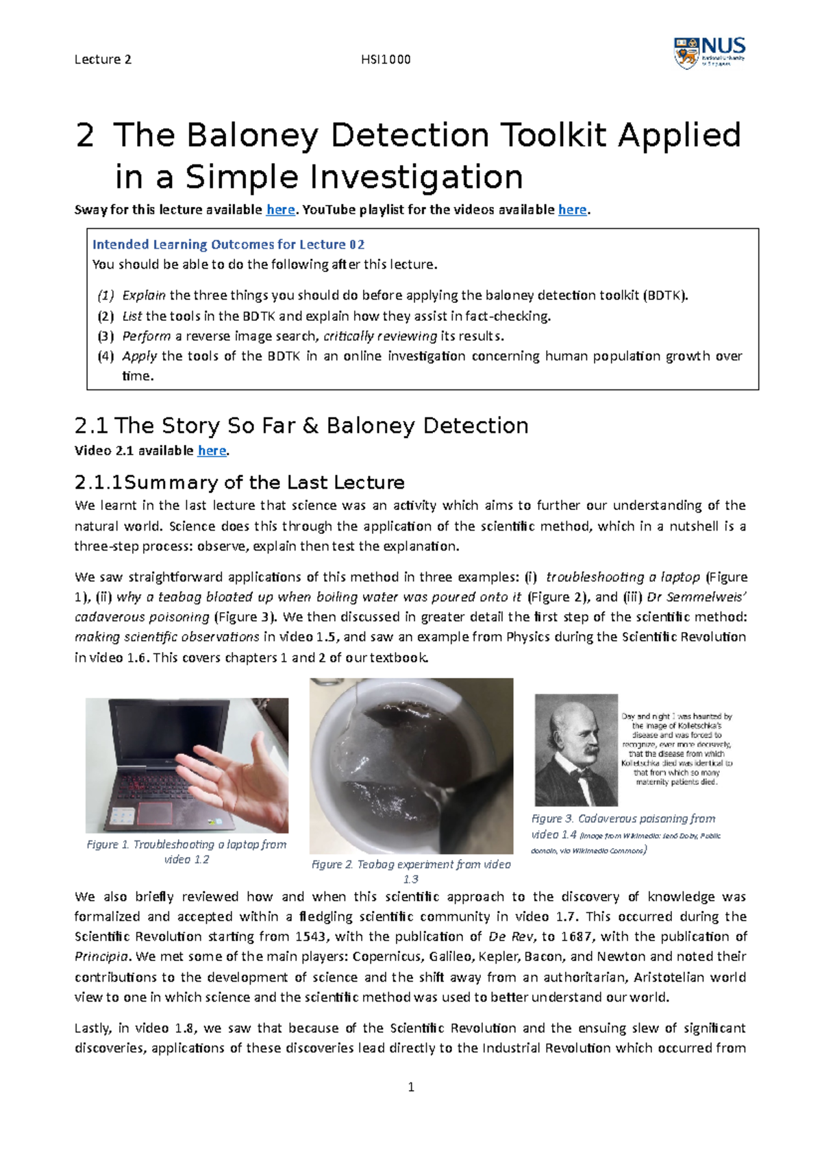 L02 Detailed Notes - 2 The Baloney Detection Toolkit Applied In A ...