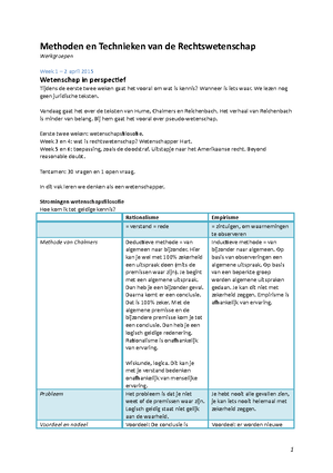 Final — Methode en Techniek- Paper 3 - Ivan van Hese - 4095685 ...