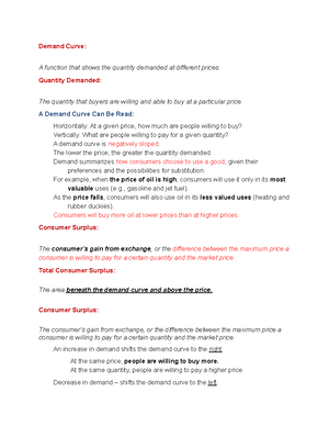 Chapter 4 Elastsity of supply and demand notes - Elasticity of Demand ...