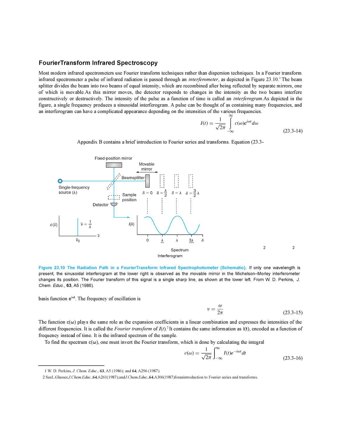 Fourier Transform Infrared Spectroscopy - FourierTransform Infrared ...