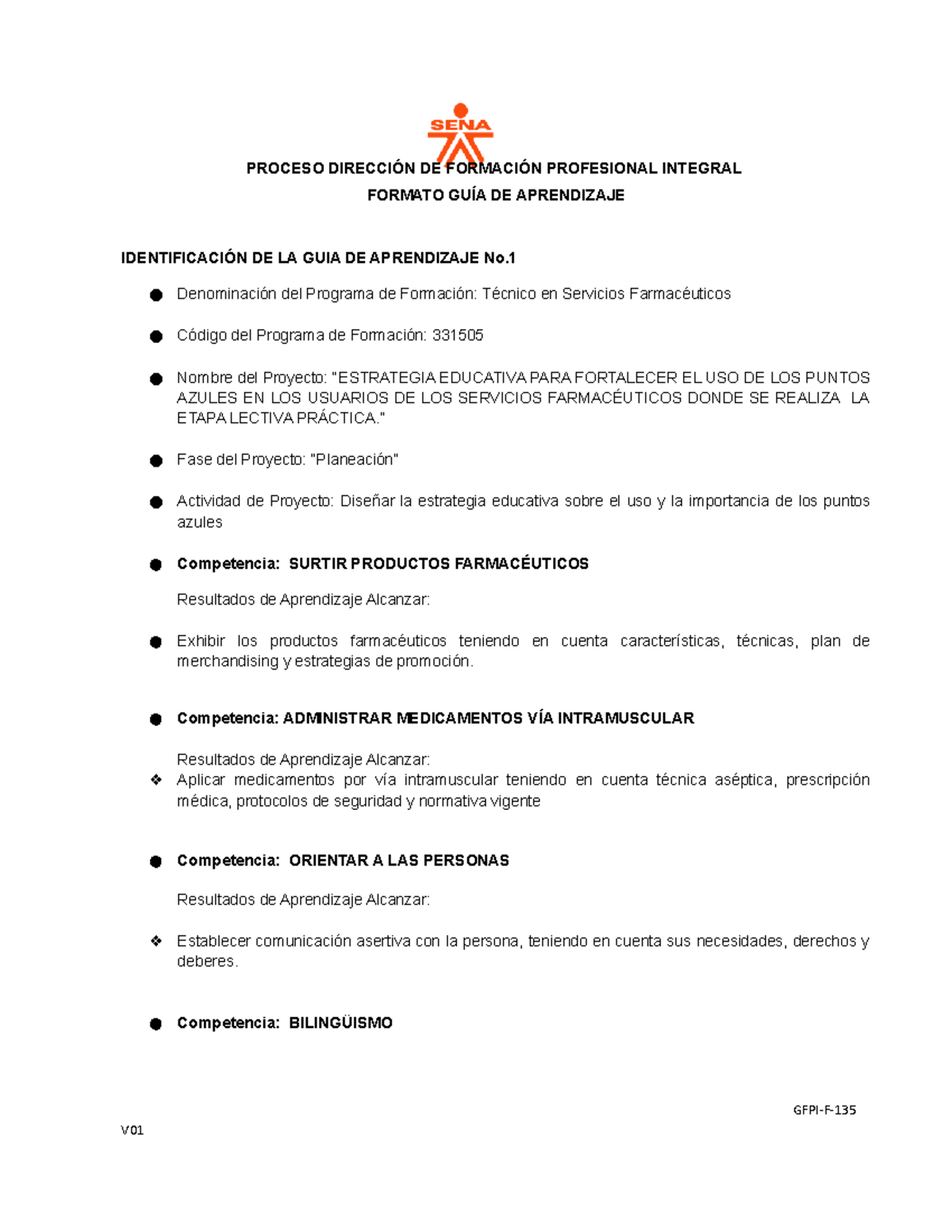 GFPI-F-135 GUIA DE Aprendizaje N°1 Planeación-2022 - PROCESO DIRECCIÓN ...