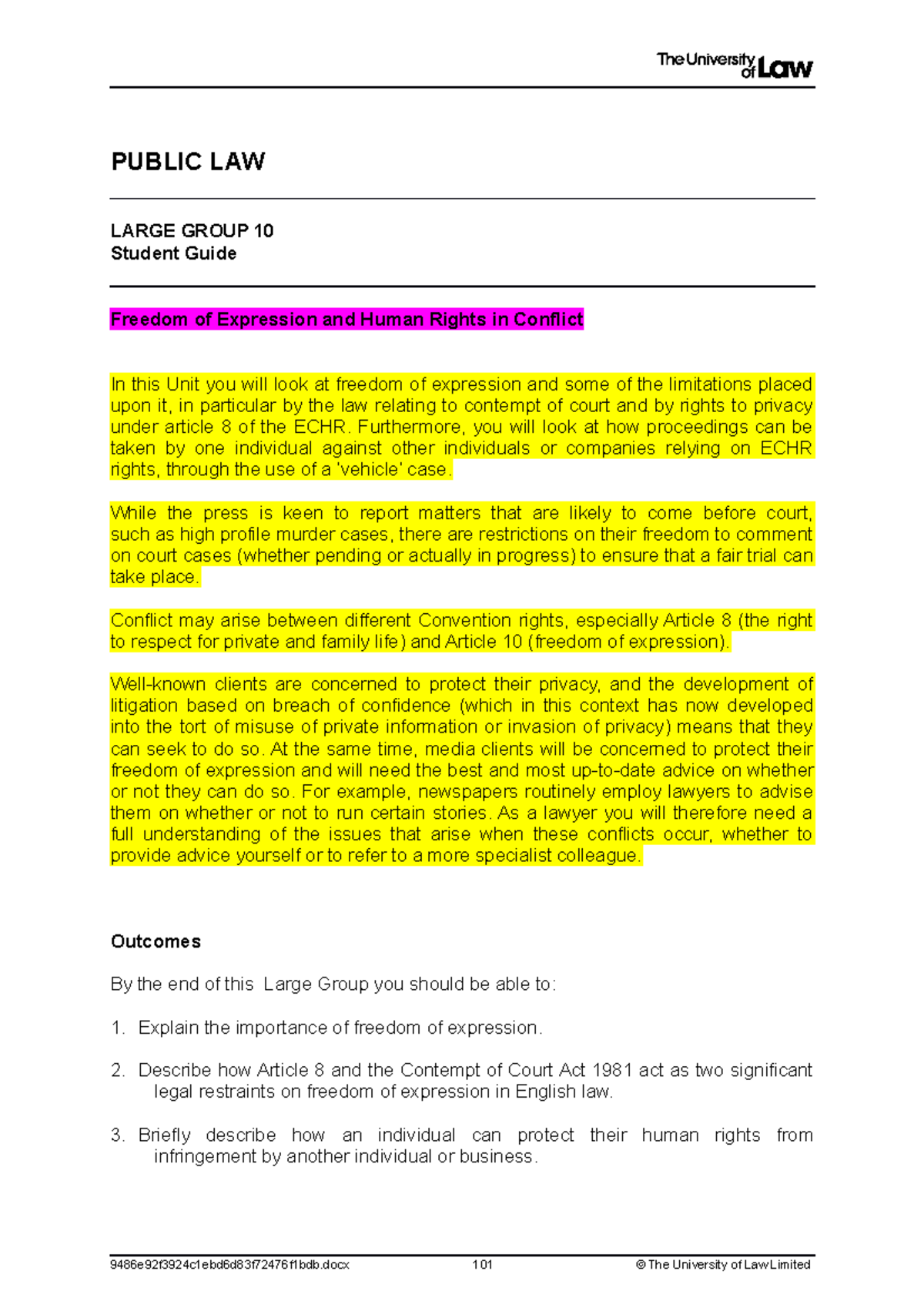Public law 10 - Civil Dispute Resolution LG1 Recording Transcript ...