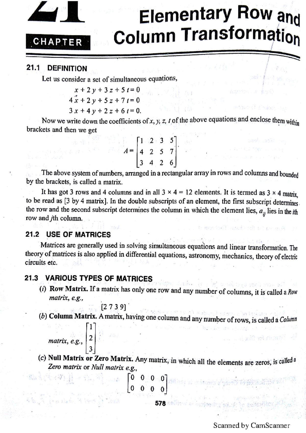 New Doc 2017-08-10 - Summary Mathematics - Elementary Row and Column ...