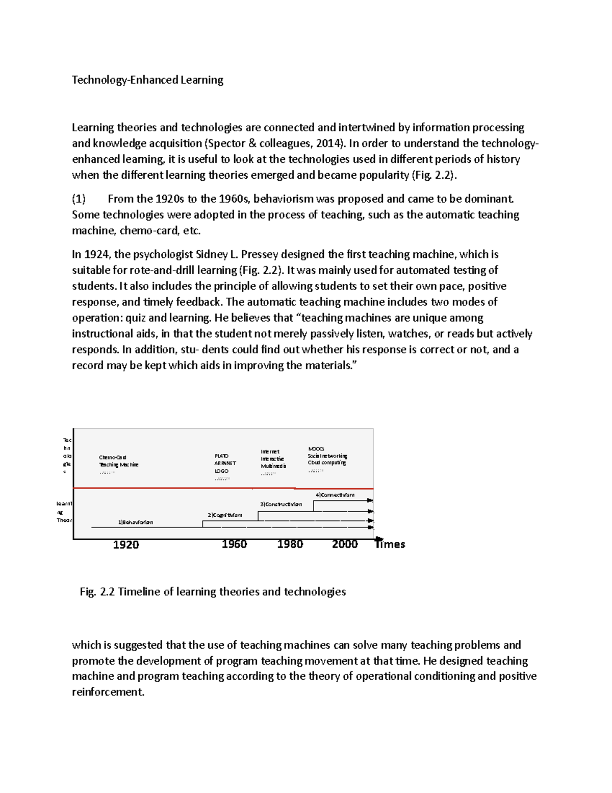 Technology - Technology-Enhanced Learning Learning theories and ...