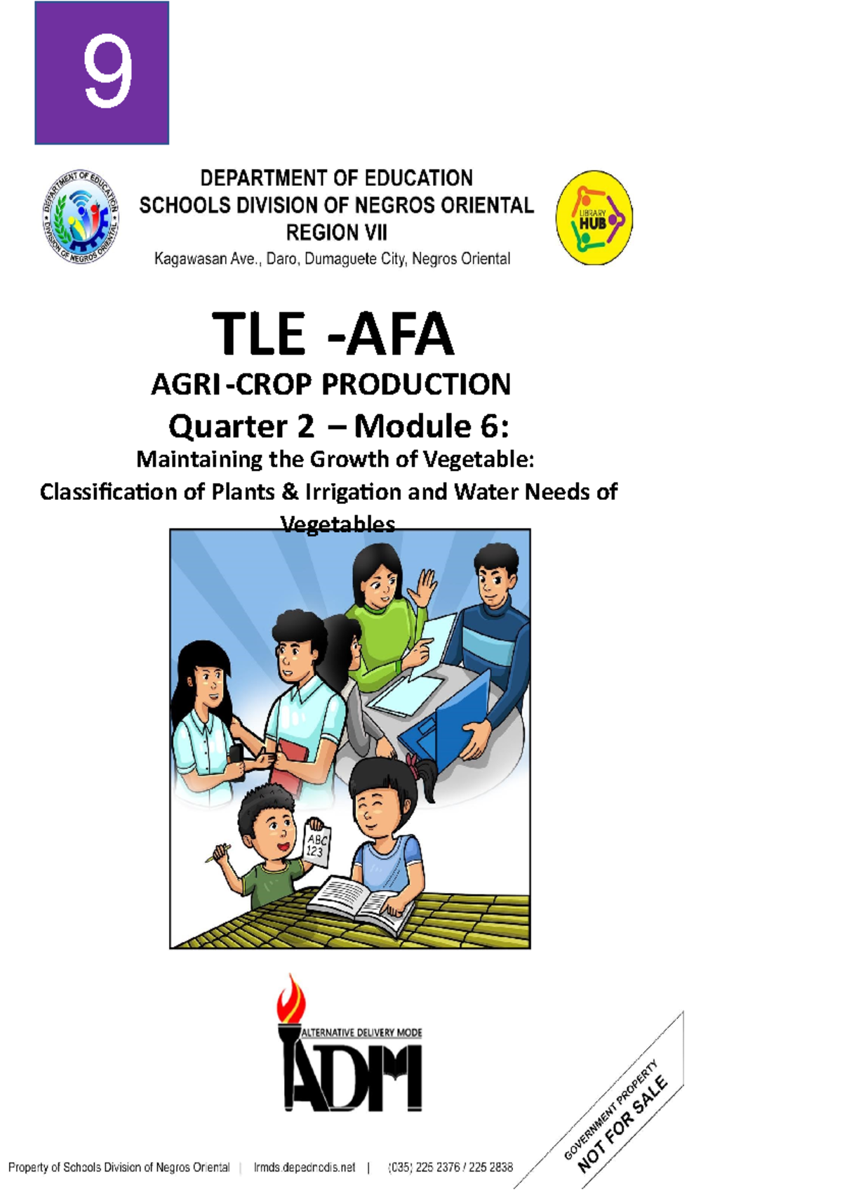AFA Agri-Crop 9 Q2W6 - Planting - 9 TLE -AFA AGRI -CROP PRODUCTION ...