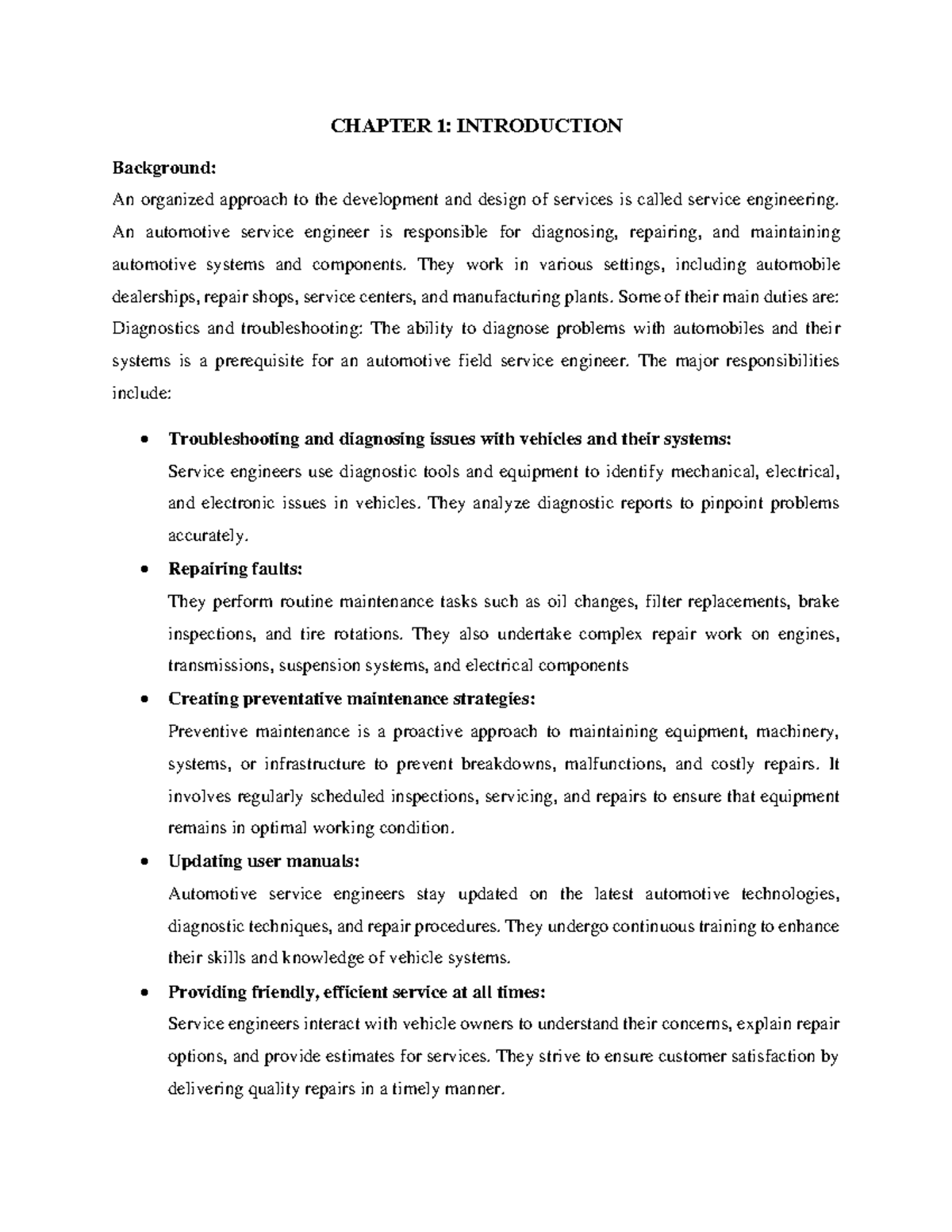Intern Report - Summary machine design - CHAPTER 1: INTRODUCTION ...