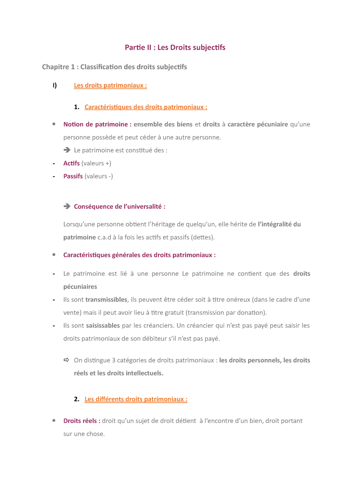 dissertation le droit subjectif