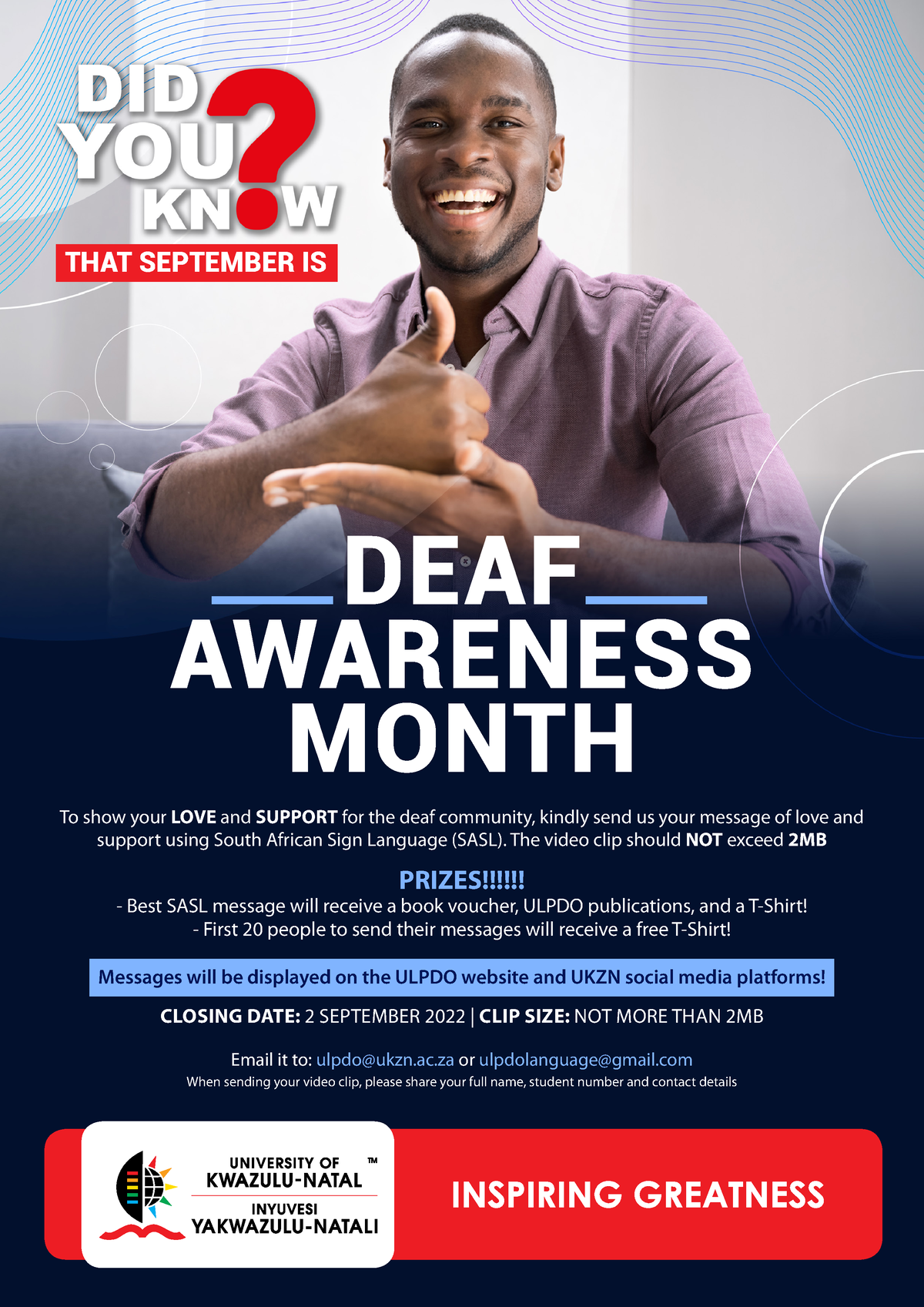 DEAF Awareness Month DEAF AWARENESS MONTH To show your LOVE and