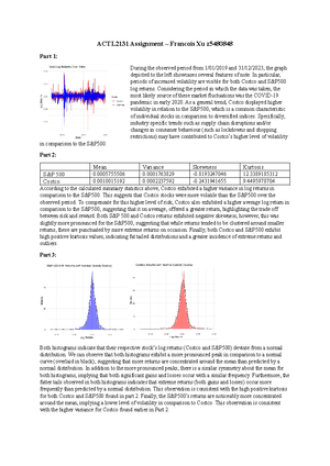 Comprehensive ACTL2131 Notes - Nice and concise - ACTL2131: Probability ...