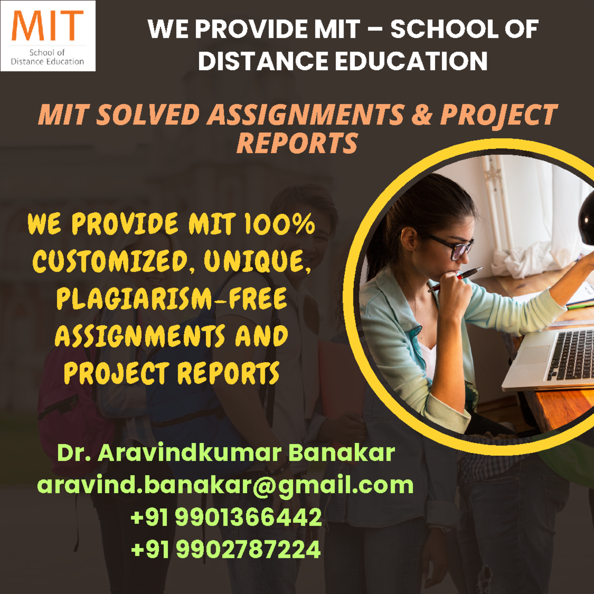 MIT Solved Assignments & Project reports 18 - Marketing Management - WE ...