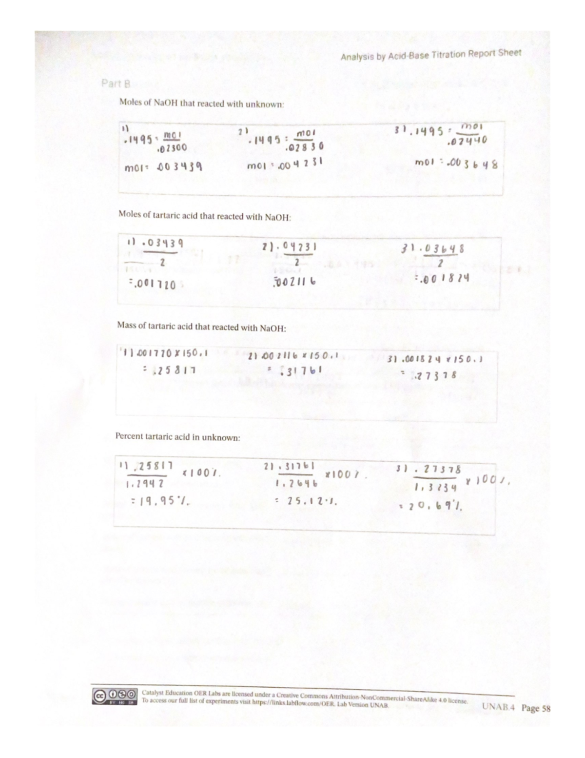 Analysis By Acid Base Titration Report Sheet CHM209 Studocu Analysis By Acid Base Titration Report Sheet CHM209 Studocu