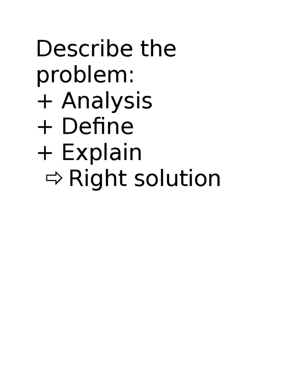 Describe the problem - Mathematics Engineering - Describe the problem ...