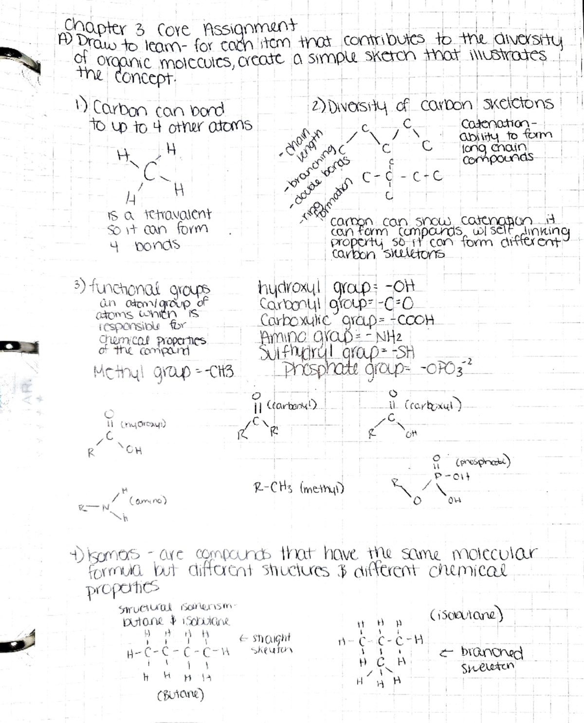 Ch 3 core assign. bio 120 - Chapter 3 Cove Assignment aw td ltar- for ...