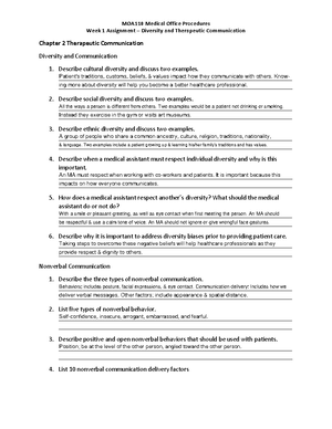 MOA120 Electronic Health Records Week 4 – Reimbursement – Chapter 6 ...