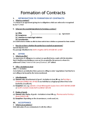 Contract Learning cycle 1 - Learning cycle 1 Formation of contracts ...