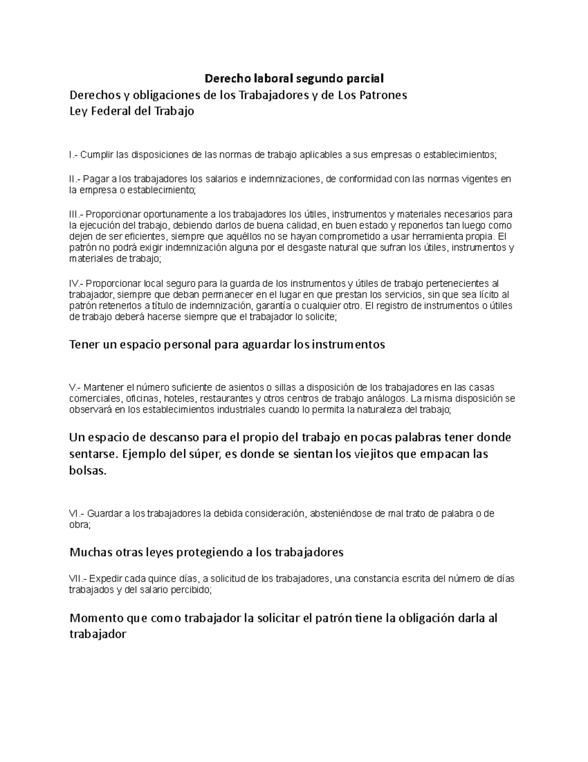 Derecho laboral segundo parcial - Derecho laboral segundo parcial ...