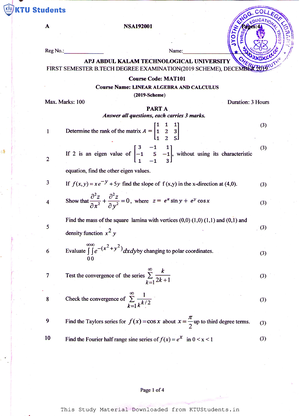 Calculus Module 2 1 Notes Linear Algebra Calculus Studocu