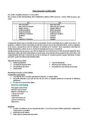 Comunicación Multimedial - Comunicación Multimedial Parcial: desarrollo ...