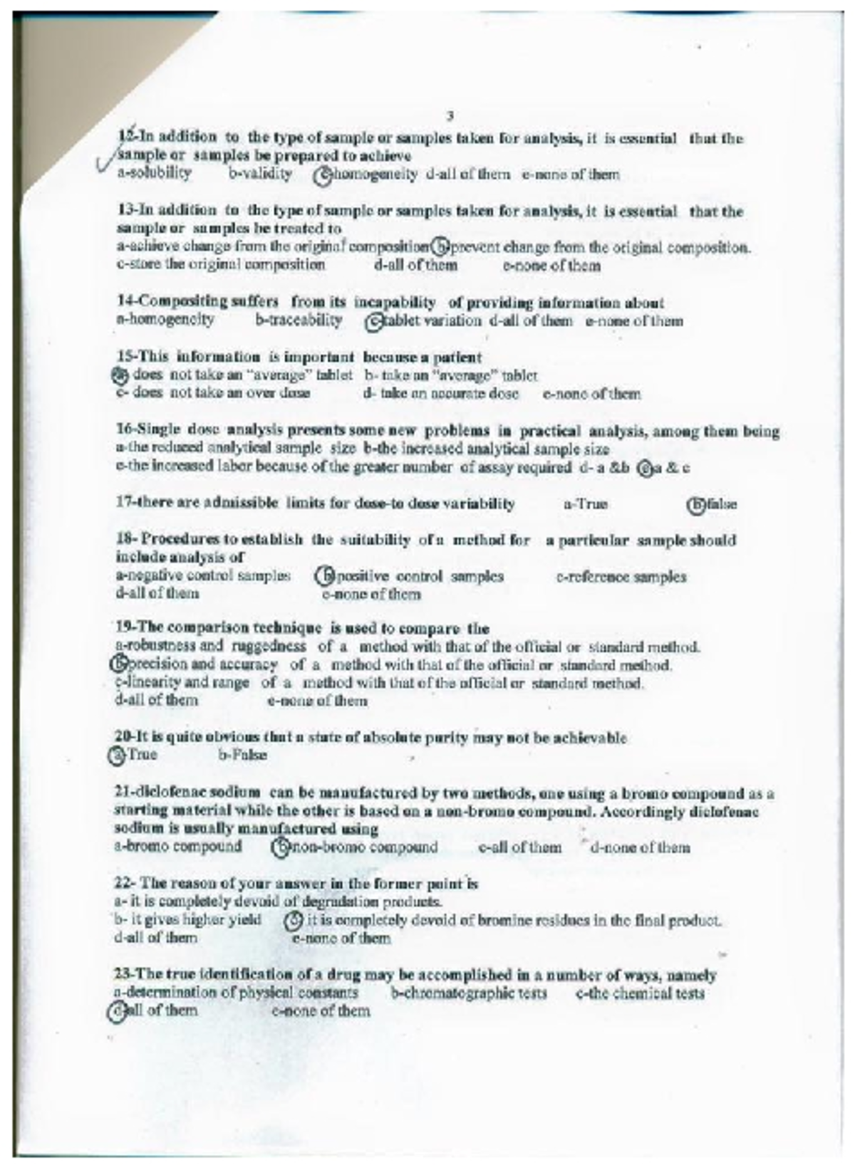 Quality control coleection of questions with answers - Industrial ...