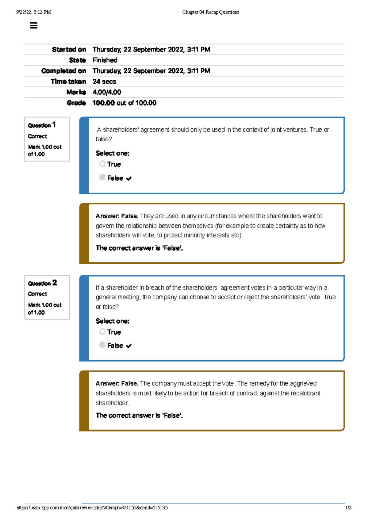 Chapter 04 Recap Questions 9/22/22, 312 PM Chapter 04 Recap