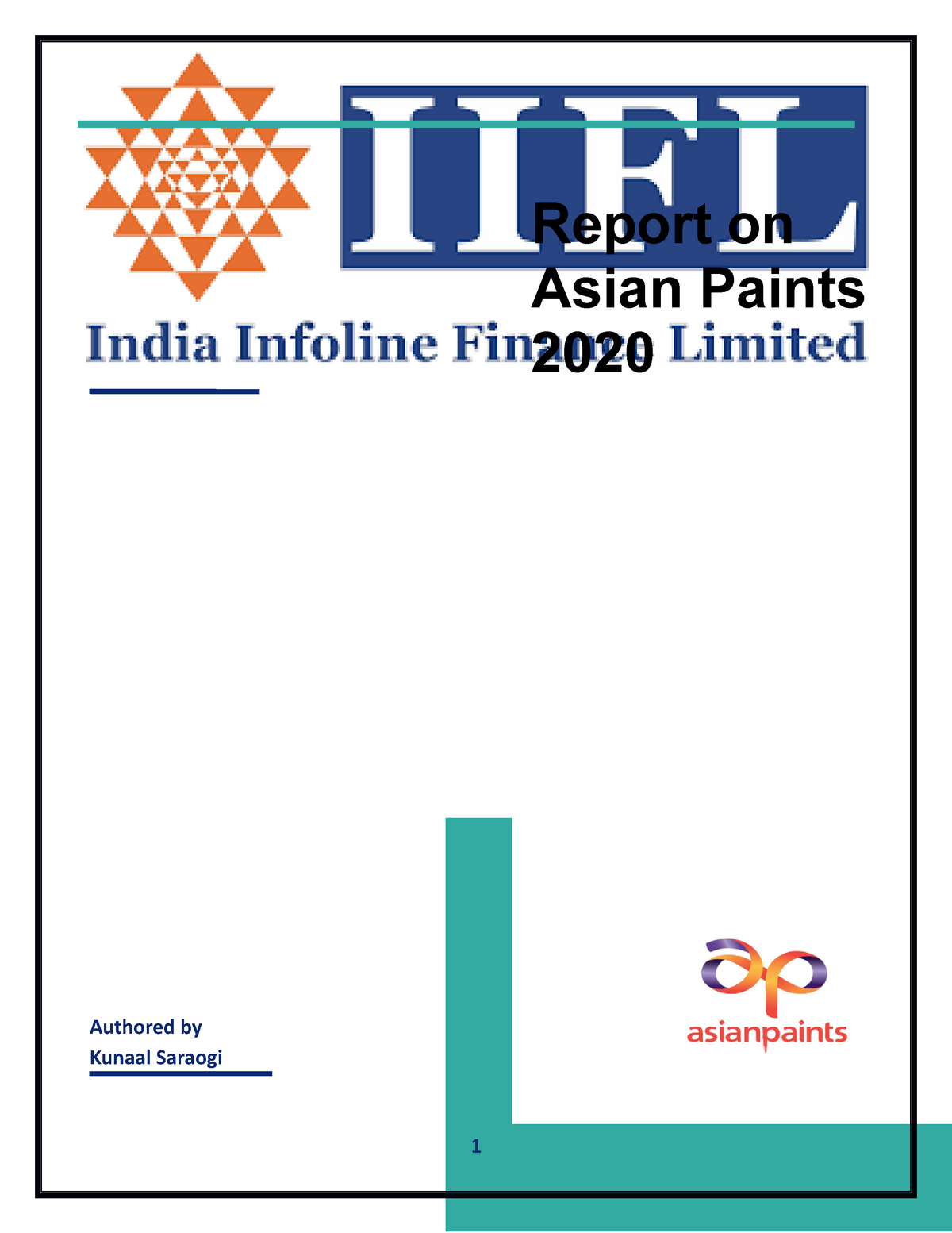 asian paints research report pdf