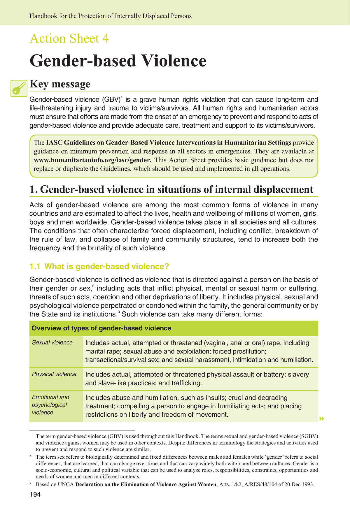 dehydrogensn fjigfo jhko - Action Sheet 4 Gender-based Violence Key ...