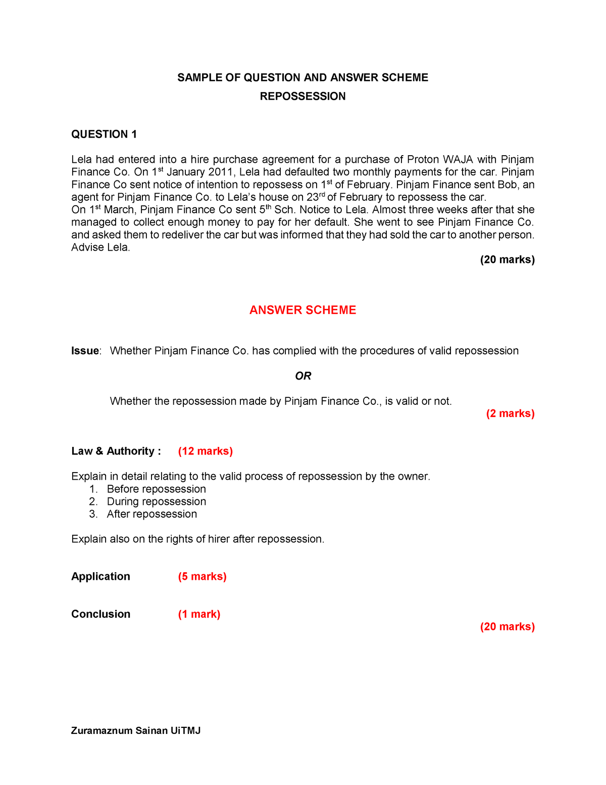 assignment law 416 uitm