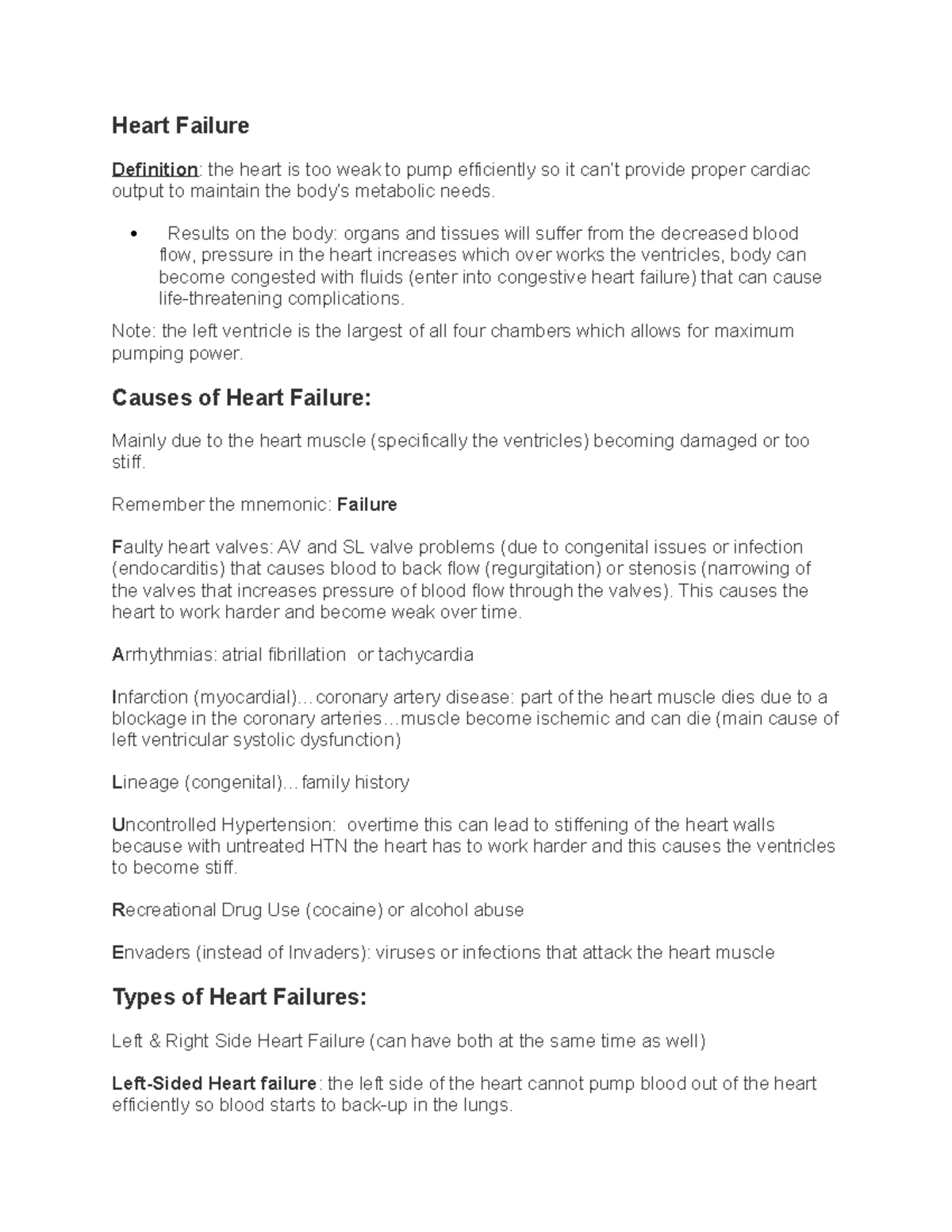 Heart Failure copy - Heart Failure Definition : the heart is too weak ...