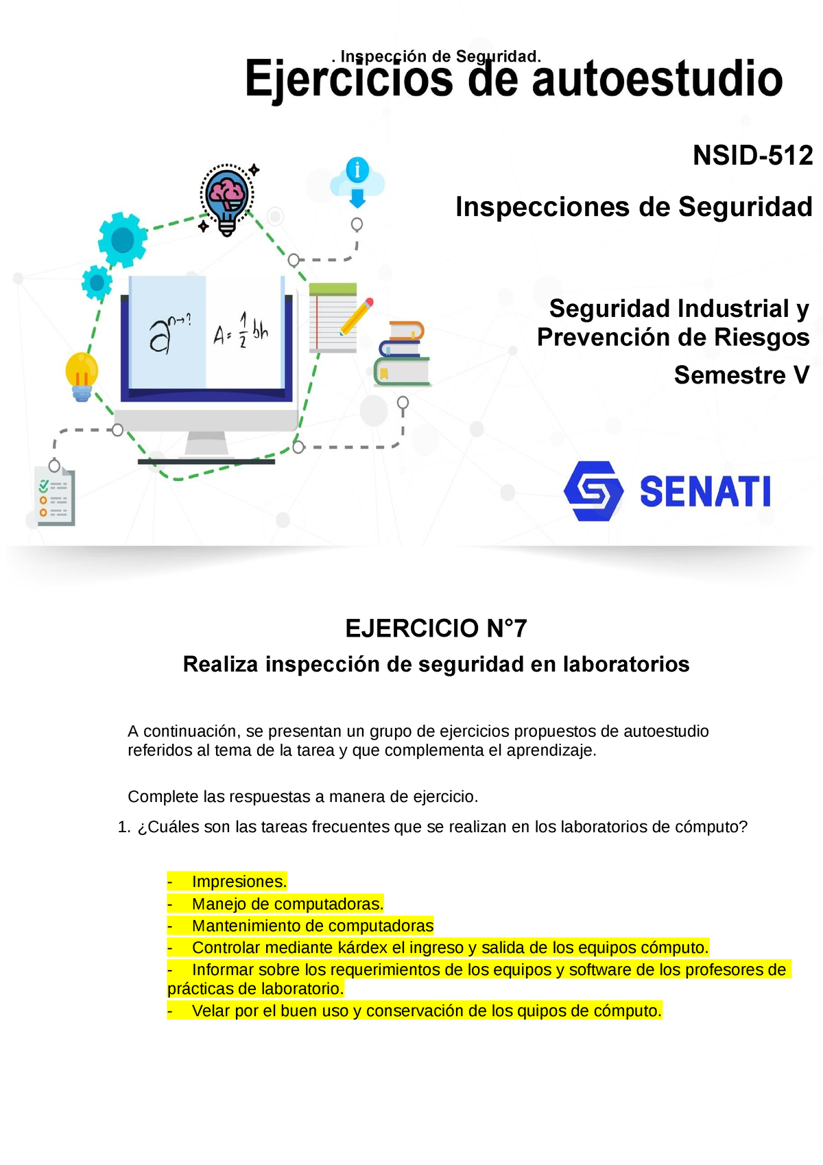 Ejercicios De Autoestudio Nsid-512 Tarea 7 Incompleta - NSID ...